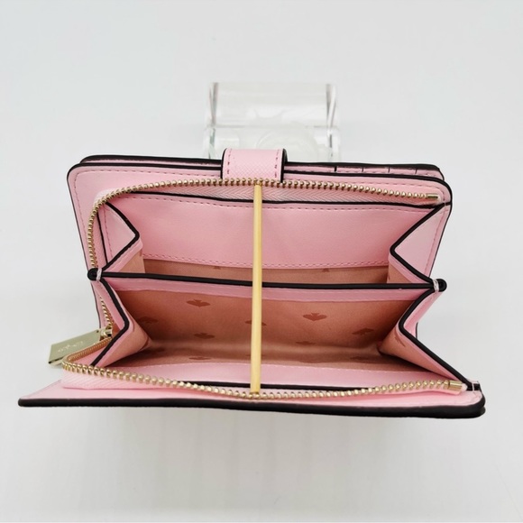 Kate Spade Staci Medium Pineapple Compact Bifold Wallet - Picture 4 of 8